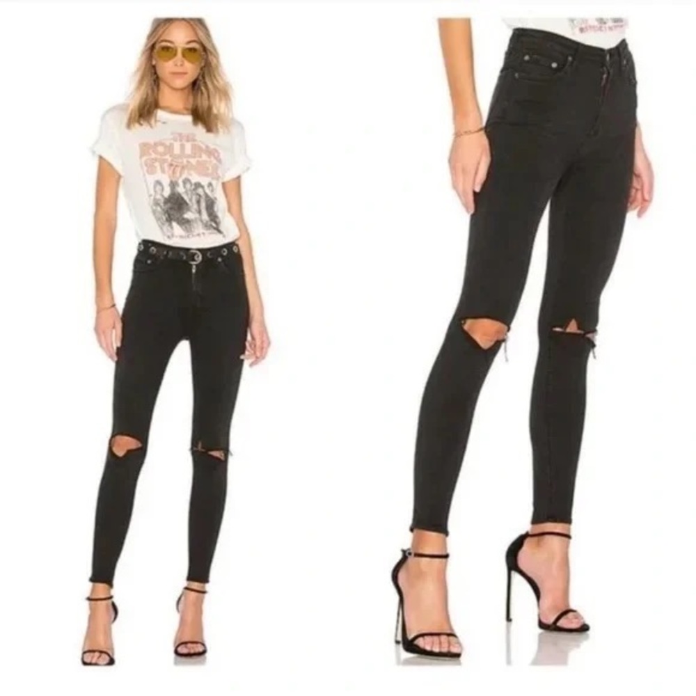 Lovers + Friends Denim High Rise Skinny Jeans